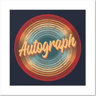 Autograph Vintage Circle Posters and Art